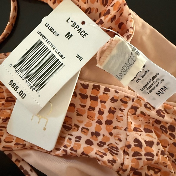 L*Space Lennox Classic Bikini Bottom Wild Bunch Pattern NWT Size M - Picture 5 of 8